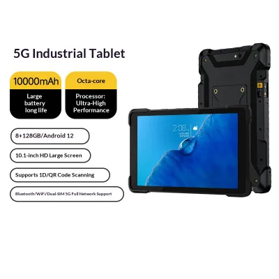 YGF P10 Android System 5G Full Network 10 Inch Handheld Mobile Terminal Industrial Three Proof Tablet