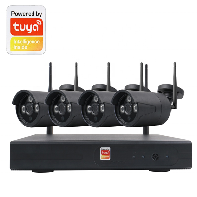 Best Selling 3.6mm Lens 4Ch Wireless 1080P Nvr Kit Security Cctv Camera System