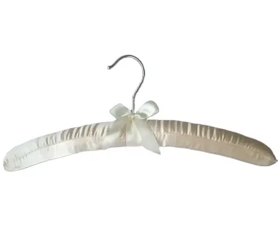 Satin Material and Clothes Clothing Type Padded Hanger Factory Sale Glory Hanger