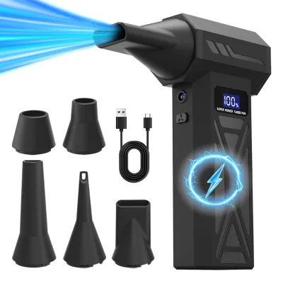 Cordless Handheld Air Duster Cleaning Brush Screen Cleaner High-Speed 110000 RPM Eco-Friendly Portable for Car Home Office
