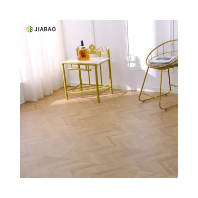 Natural Wood Color 8mm Fishbone Laminate Flooring Top Grade Ecofriendly