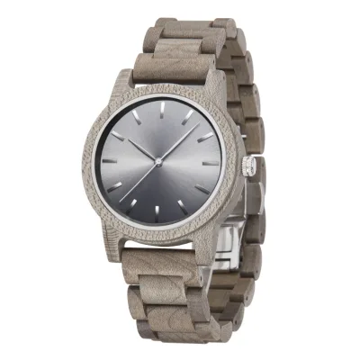 YS5552 Men's Stylish Wooden Watch Personalized Engraved Wristwatch with Quartz Movement Perfect Gift for Family & Friends