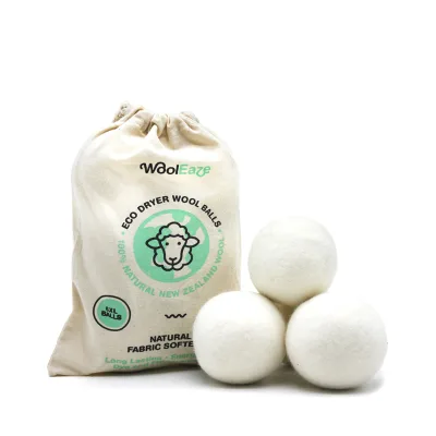 Custom logo Washing Machine Drying Ball Handmade Organic Wool Drying Ball Odorless Wool Tumble Dryer Balls 100% Wool
