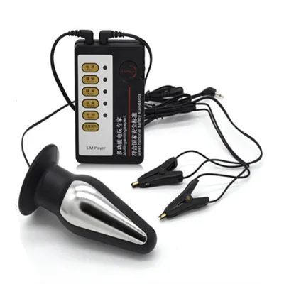 Electro Shock Anal Plug Electric Anal Butt Plug Prostate Massage Medical Device Sex Toys