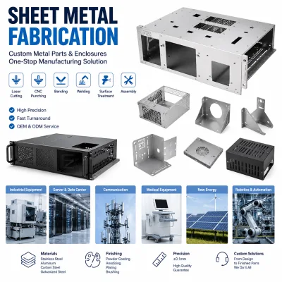 Steel Zin Plated Enclosure Oem Made Nickel Plating Fabrication Customized Metal Sheet Laser Cutting Bending Manufacturing
