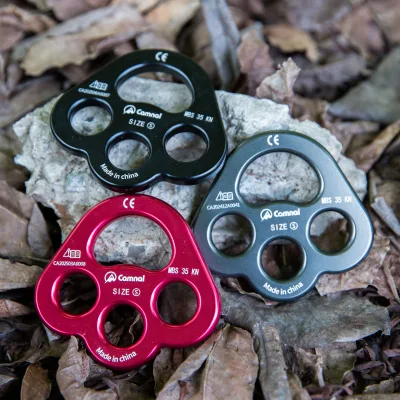 Camnal 60kN Climbing Anchor 7075 Aluminum 4/8/12 Holes Large Rigging Plate for Climbing and Anchoring