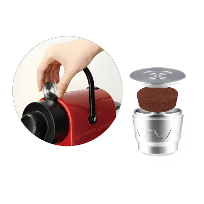 Reusable Stainless Steel Coffee Capsule Refillable Nespresso Compatible Pod Eco Friendly Bulk Wholesale Supply