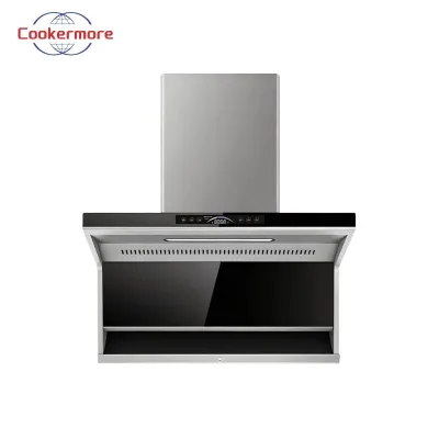 Suction Stainless Steel Wall-Mounted Kitchen Cooker Hood Digital Touch Control High Suction Household Use Class Rangr Hood