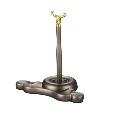 Custom Logo Luxury Hover Magnetic Levitation Pen Stand Luxury Aluminium Alloy Plastic Base Magnetic Base Maglev Floating Pen