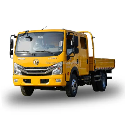 Best Price 4x2 Flatbed Cargo Trucks 5ton 3Mater Light Cargo Trucks for Logistics Transporter