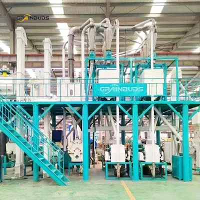 Small Scale Diesel/Electric Option Maize Milling Machine 10 Ton 20 Ton 30 Ton for Tanzania