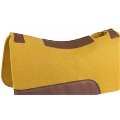 New Zealand Wool Western Saddle Pad Comfortable Durable Protective Horse Tack for Trail Ranch Riding Fabric Lining Fur Underside
