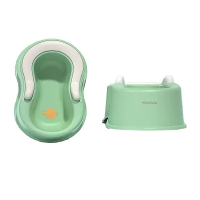 Plastic Butt-Washing Tool Similar to a Toilet for Toddlers' Bottom Cleaning Eliminating Squatting Need