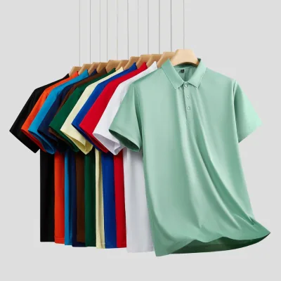 Custom Polo Shirt Printed Embroidery Logo Men's and Women's Universal Polo Shirt Fashion Polo Shirt logo Custom