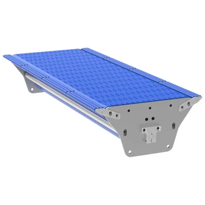New Adjustable Modular Belt Drive Conveyor Roller Transfer System for Food Packaging and Manufacturing Plant