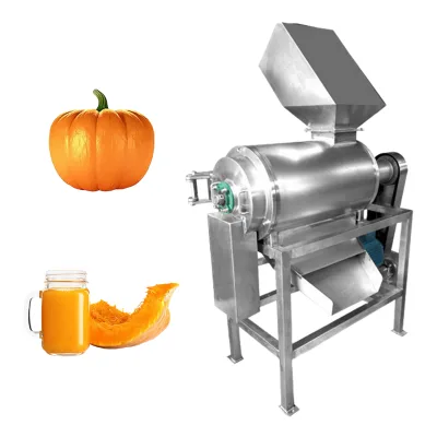 High Yield Pumpkin Grape Fruit and Vegetable Juice Making Machine Concentrated Fruit Pulp mango Pulping Machine Fruit Pulper