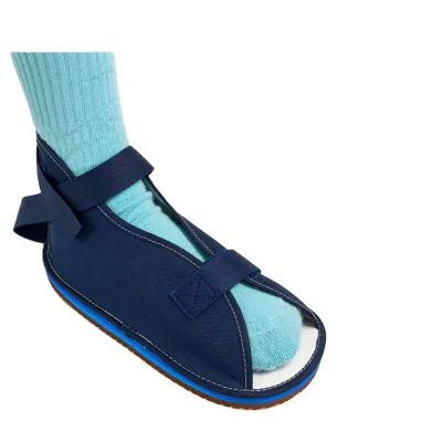 Medical Grade Cast Shoe Breathable Mesh Upper Adjustable Hook and Loop Post-Surgical Boot for Bunion Correction Pressure Relief