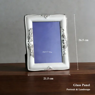 Silver Metal Photo Frame, 4 * 6 Inch 6 * 8 Inch, Christmas Gift, High-end Iron Platform Display