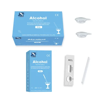 DEEPBLUE  Wholesale Alcohol Saliva Self Test Cassette High Accuracy Rapid Test Kit With CE Certificate