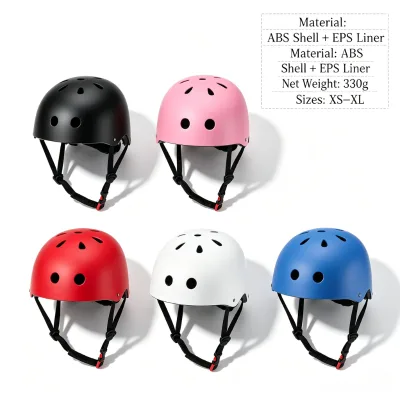 Lightweight 330G ABS+EPS Spray Painted Electric bicycle Helmet with 11 Ventilation Openings CE Certified for Adults and Children