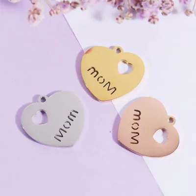 Plated Stainless Steel Pendant Mom Gifts Necklace Designer Necklaces