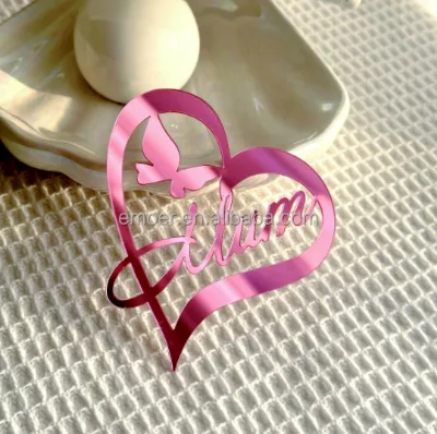 Purple Heart Mother's Day Cake Decors