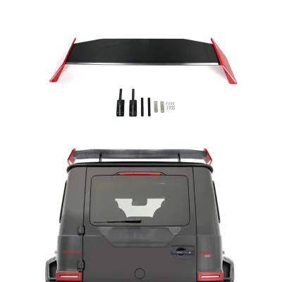 Dry Carbon Fiber Rear Spoiler Rocket G900 Style Rear Wing for G Class W463A W464 2019+ Wholesale Car Modification Accessories