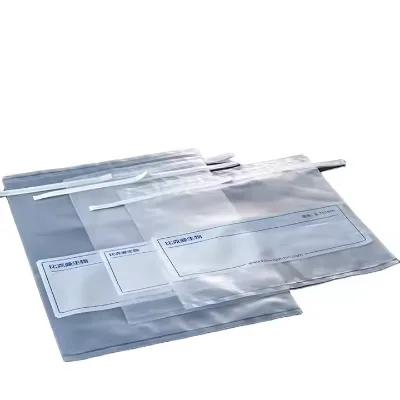 Sterile Plastic Liquid Sampling Bag with Metal Wire for Lab and Medical Tests Essential Lab Supply