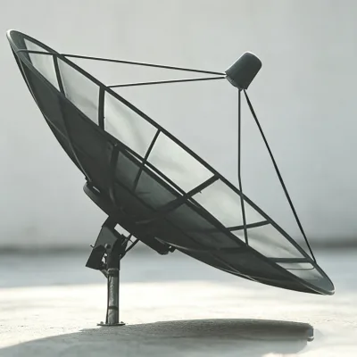 Full Assembly Kit 2.4m C Band Mesh Dish Antenna With Anti-Rust Mount Accessories