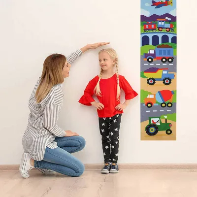 Wall Hanging Height Ruler Height Growth Chart for Kids Home Decoration