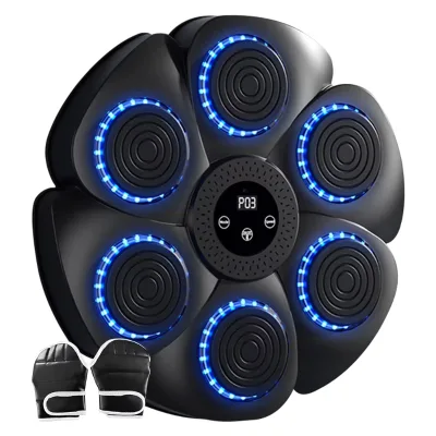 New Trend Sports Product Home Music Boxing Gaming Machine Adult Children Automatic Light up Boxing Game Machine