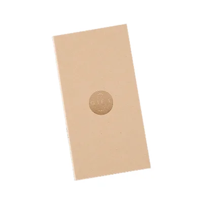 Customizable Thick Simple Kraft Paper Notebook Leather Cover Thermal Binding A5 A6 Sizes for College Students Art Office Use