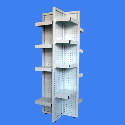 Cross Type Four-sided Display Stand, Customized Size Is Acceptable