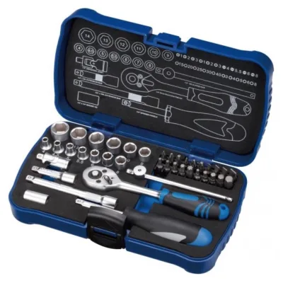 40PCS 1/4inch Bits & Socket Ratchet Driver Set