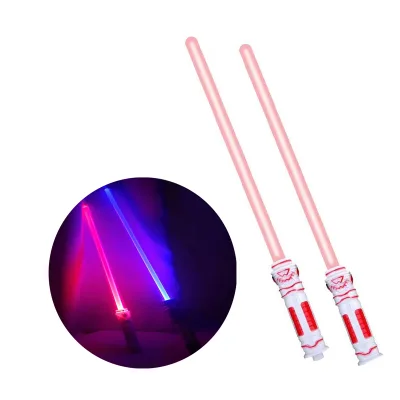 Led Flashing Laser Lightsaber Cosplay Dueling for Kids Glowing Sword Laser Sword Toys with Battery