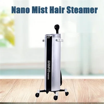 Professional Nano Mist Hair Steamer Spray Nozzle Salon Ion Hair Repair Treatment Machine Movable Stand Hair Care Equipment