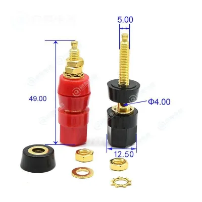 High Current Electrical Binding Post Wiring Connector Electrical Connector Battery Connector Terminal Block