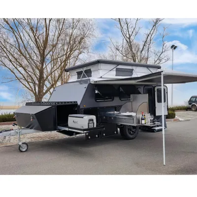 Camper Trailer Made in China Camper Trailer for Tiny House Opus Prefab Water Home Caravan Travel Trailer Adventurer