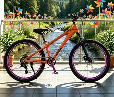 High Strength Alloy Frame Freestyle Jump Bike, Color Matching Purple Rim Custom Adult Stunt Bicycle Sport Retail Bulk Supply