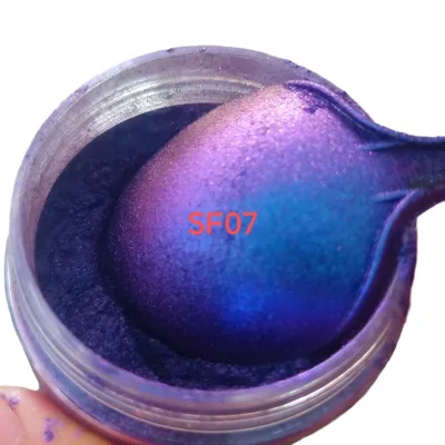 Wholesale Customizable Colorshift Chameleon Pigment Bulk Intense Chrome Super Shifting Chameleon Automotive Paint Pigment Powder