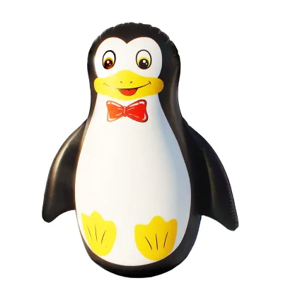 Factory Custom Toy Fun Animal Style Indoor and Outdoor Play Tumbler Inflatable Penguin