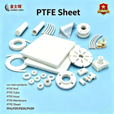 Virgin PTFE Sheet Dielectric Electrical Insulation Plate High Temperature Chemical Resistant for Semiconductor Transformer
