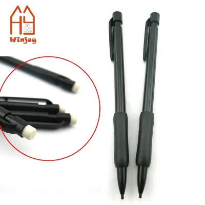 Cheap Chinese Plastic Retractable Custom Mechanical Pencil with Eraser for School,Office Writing Stationery