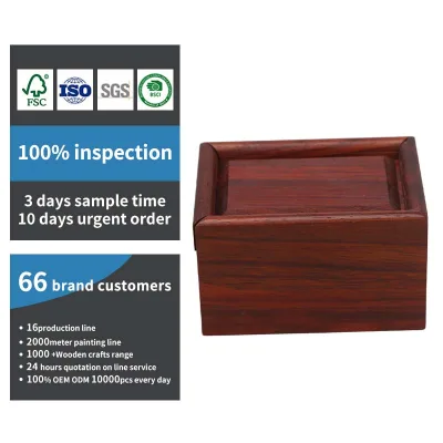 Handmade Walnut-Colored Keepsake Storage Box with Lid - Ideal Gift for Weddings Perfect for Home Decoration