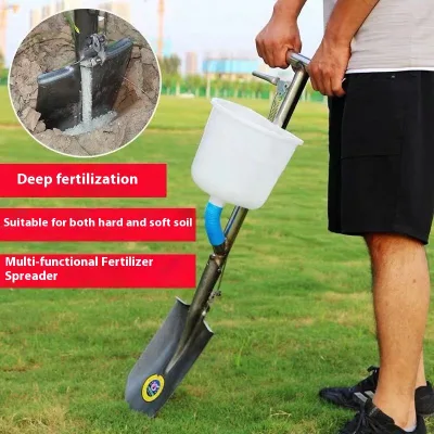 Golden Field Portable Iron Shovel Fruit Tree Fertilizer Machine 950mm Spread Width High Hard Ground Top Dressing Tool Spreader