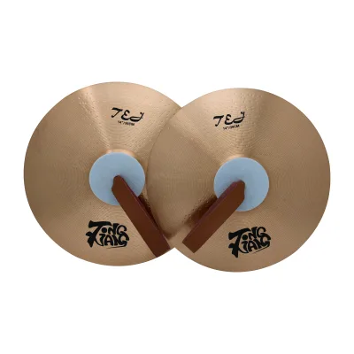 Chinese Tongxiang Professional 14inch Bronze B8 Handmade Marching Cymbals (TEJ Model) for Band