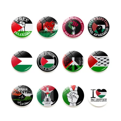 Saving and Freedom Palestine Themed Crystal Cabochon Fridge Magnets Kitchen Refrigerator Decor Souvenir Gift