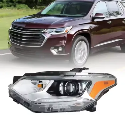 Hid Headlight Headlamp Head Lamp for 2018-2020 Chevrolet Traverse GM2502487 84887857 84887858 Yellow Semi Assembly