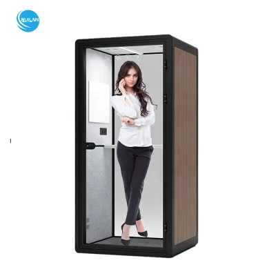 Oem Soundproof Booth Acoustic Office Silent Indoor Modular Work Booth Backyard Assemble Modern Private Office Pod Co-working