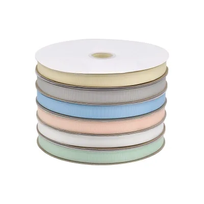 Factory Wholesale Stocked 1.5 cm 5/8 7/8 Grosgrain Ribbon Size Gcustom Ribbon Grosgrain Grosgrain Ribbon Printed for Wrapping